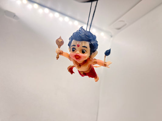 Bal Hanuman in Flying Posture – Car Hanging Idol - Zeeneeds