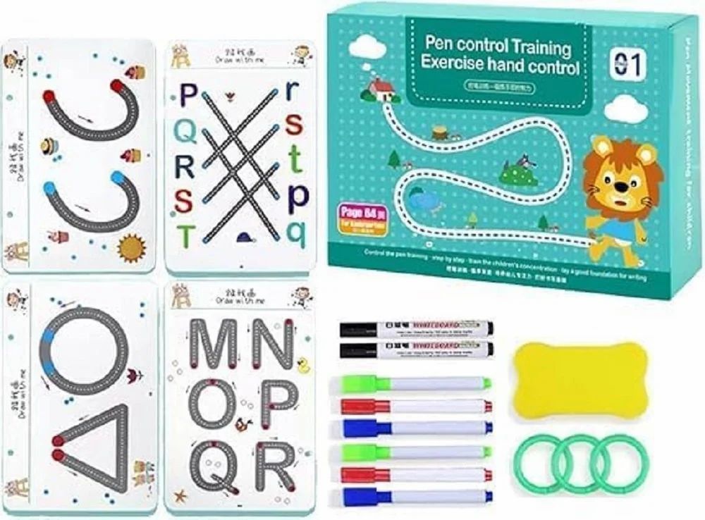 Magical Tracing Workbook Set - Reusable Pen and Eraser