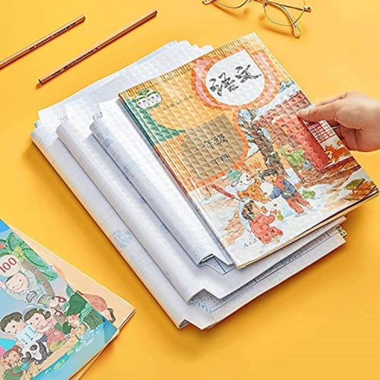 30pcs Self Adhesive Transparent Plastic Book Cover