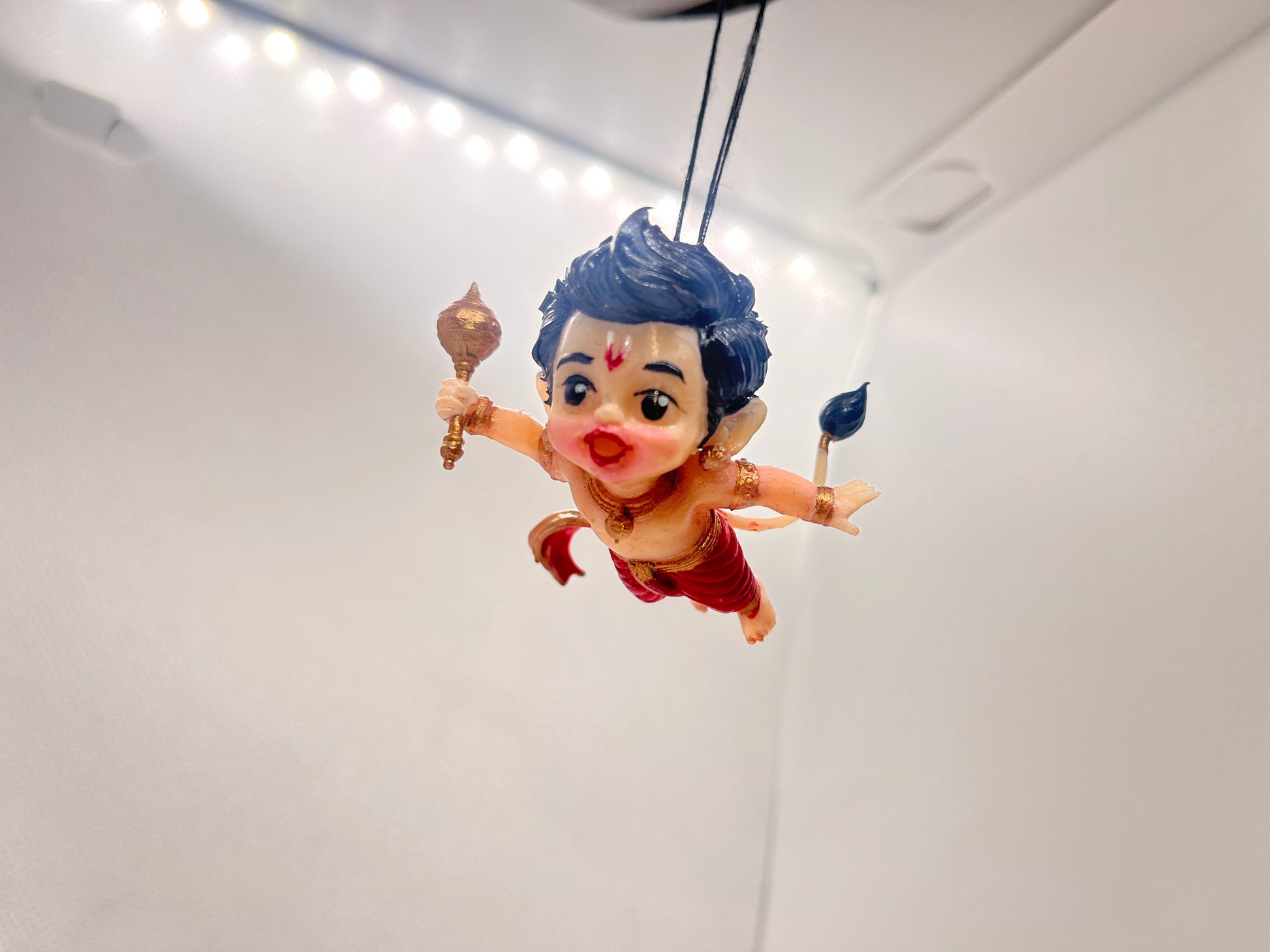 Bal Hanuman in Flying Posture – Car Hanging Idol - Zeeneeds