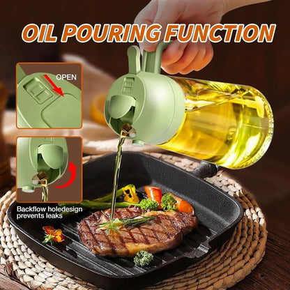 2 in 1 Oil Sprayer and Dispenser