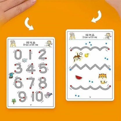 Magical Tracing Workbook Set - Reusable Pen and Eraser